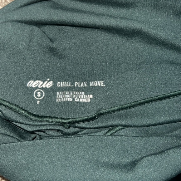 Aerie Chill Play Move Leggings Emerald Green Size Small - Picture 8 of 9